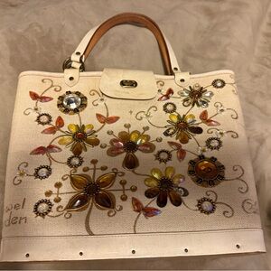 Enid Collins Jewel Garden Stones Missing Discoloration Used